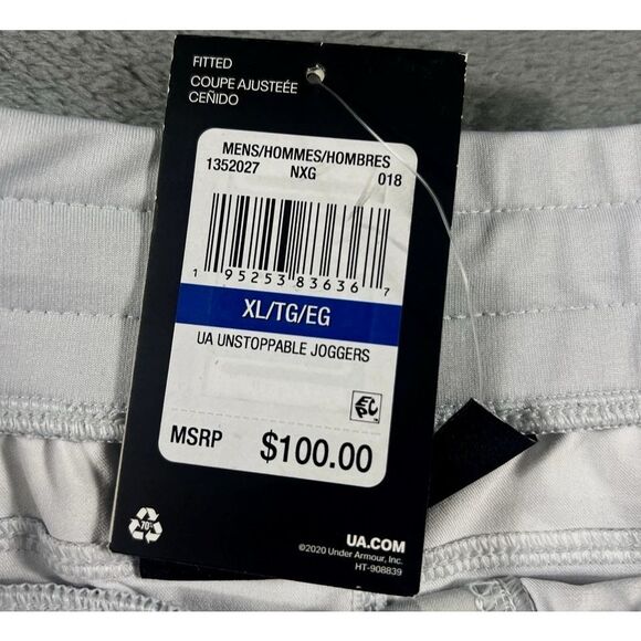 Under Armour 1352027-018 Men's Sz XL Halo Gray Camo UA Unstoppable Joggers - Picture 4 of 11